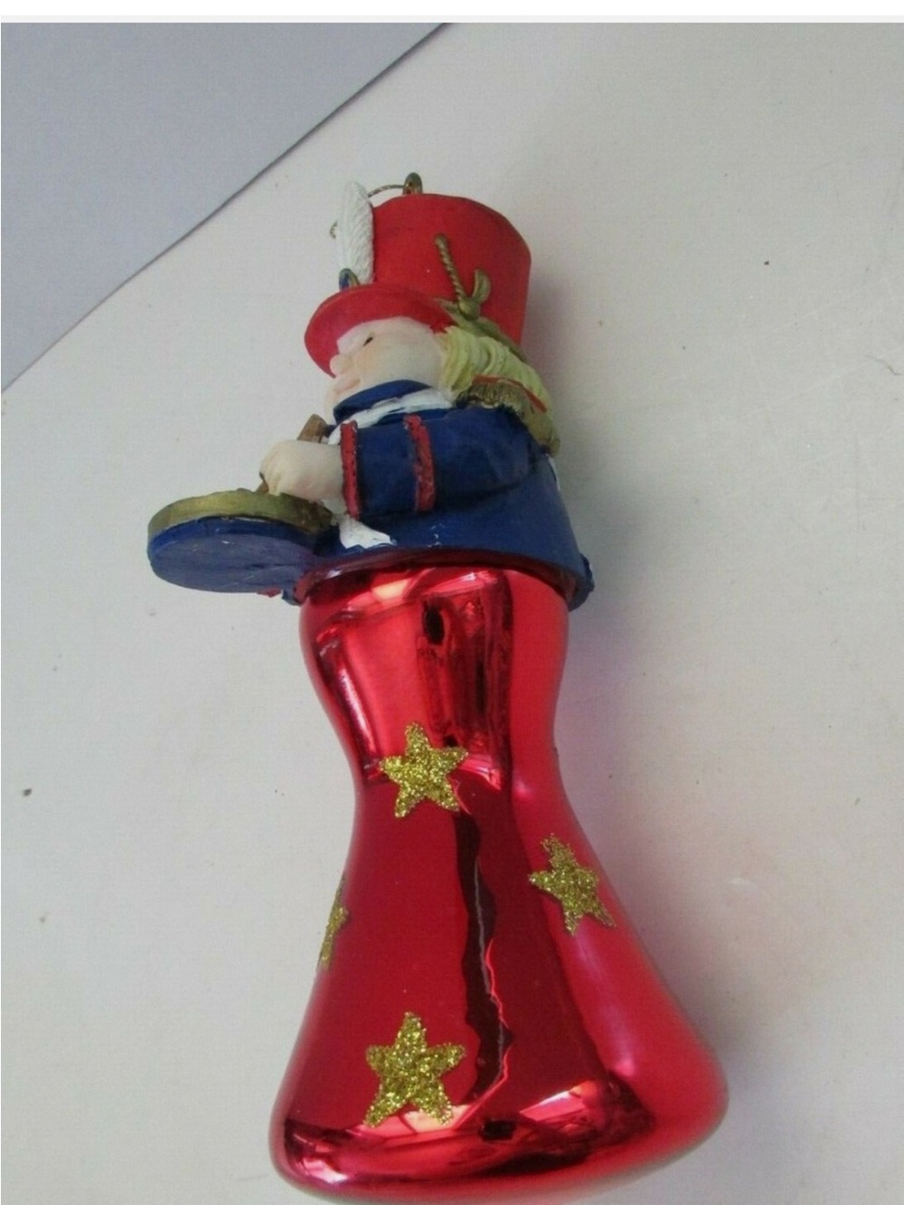 Vintage Trim A Home Glass Holiday Figurines - Red & White set of 3 - Picture 13 of 13
